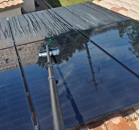 solar panel cleaning