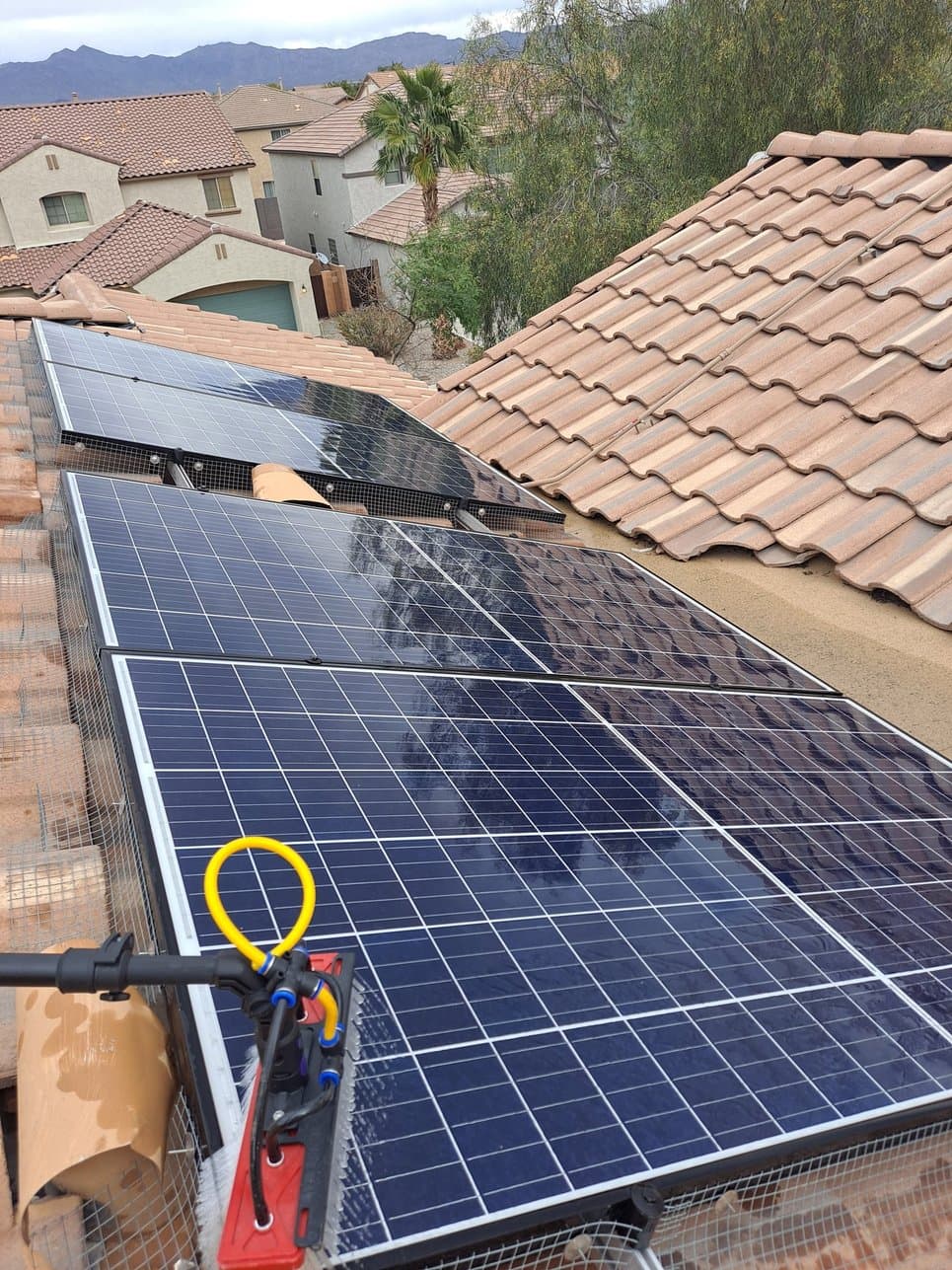 Before and after cleaning comparison